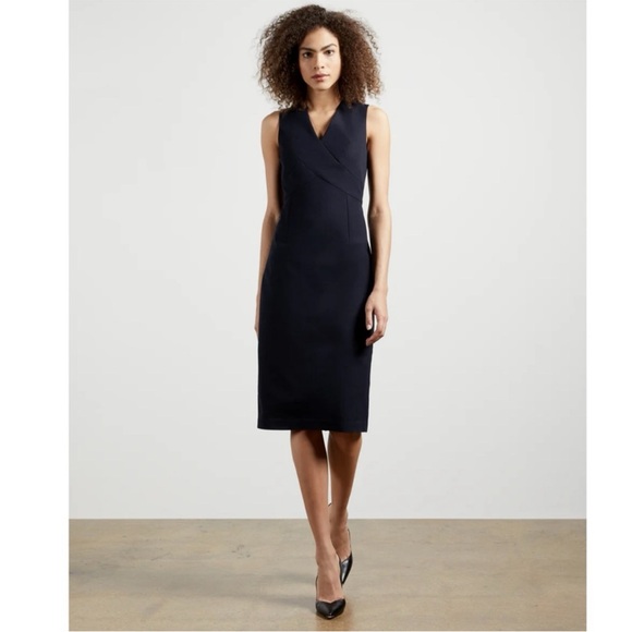 NWOT TED BAKER ELENIII SLEEVELESS V-NECK FITTED DRESS SZ US 8/10 OR TWD SZ 3 - Picture 6 of 6